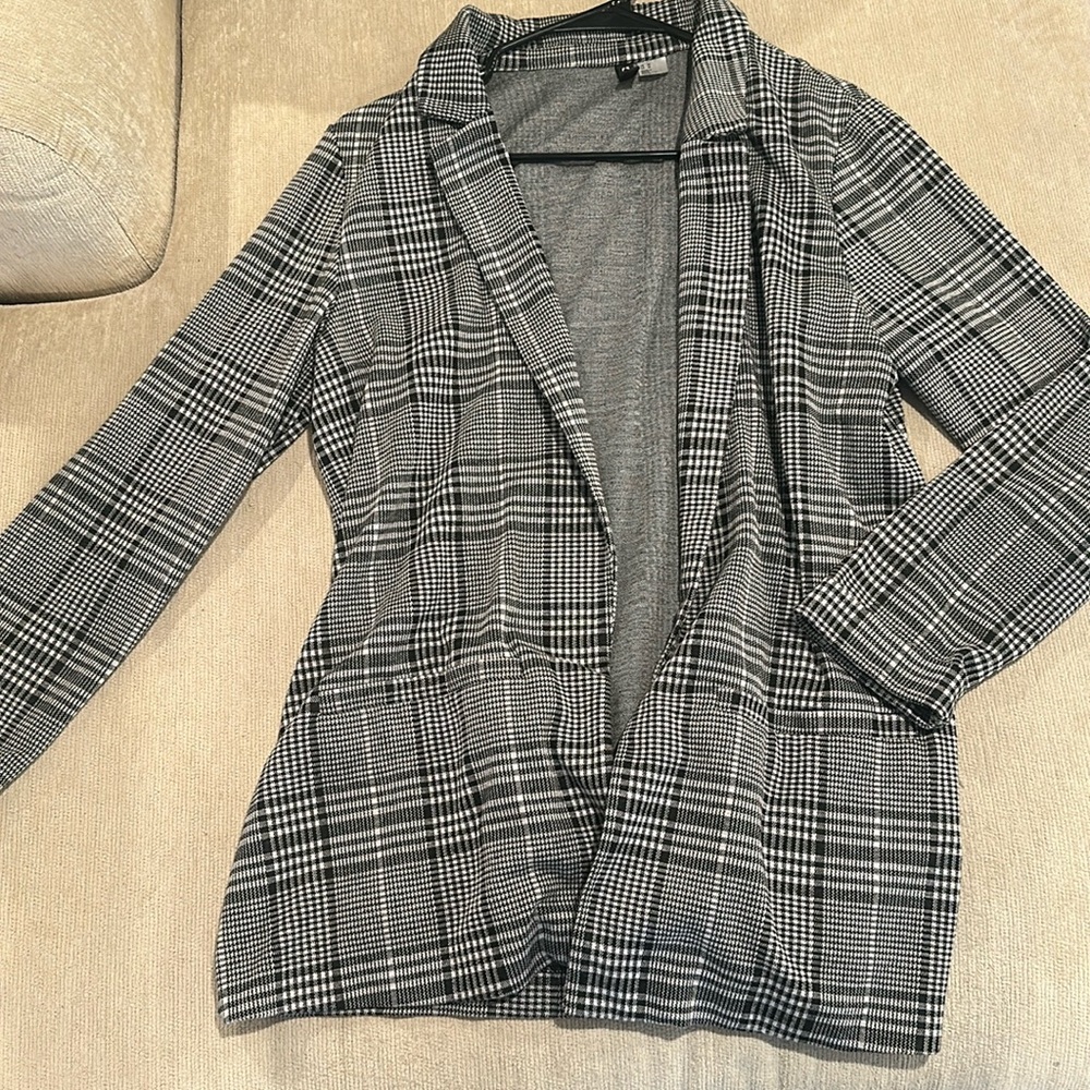 H&M Plaid Blazer